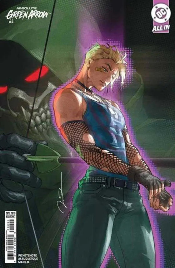 Absolute Green Arrow #2 Cover B Gerald Parel Card Stock