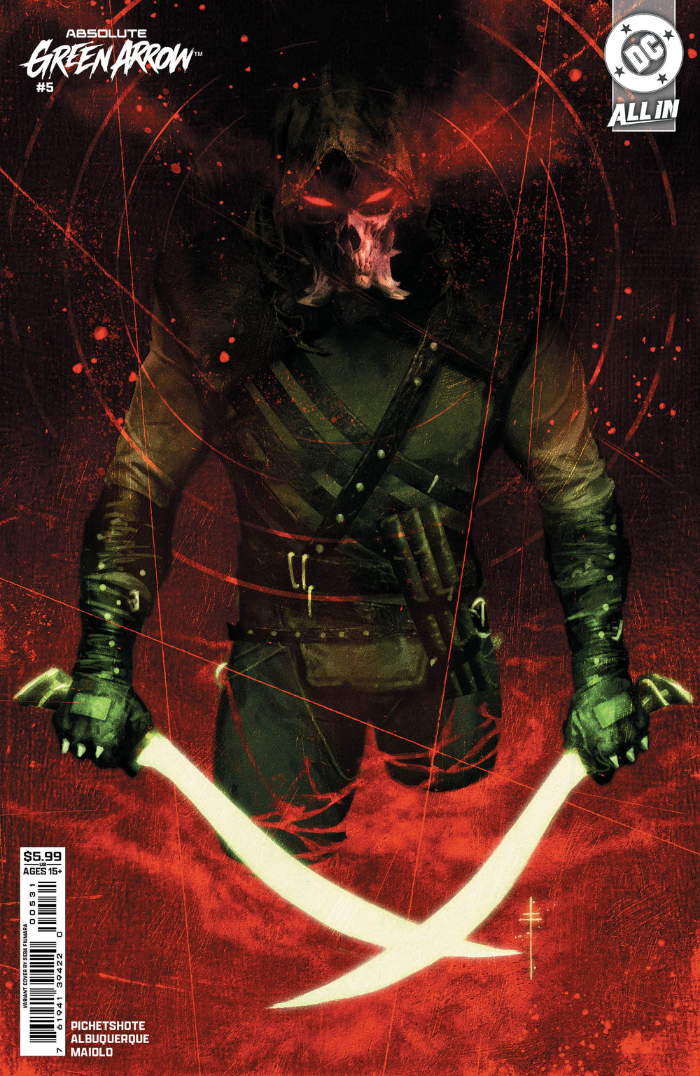 Absolute Green Arrow #5 Cover C Sebastian Fiumara Card Stock