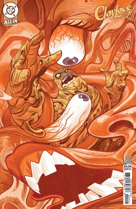 Clayface: Celebrity Dirt #4 Cover B Mike Del Mundo Card Stock Variant