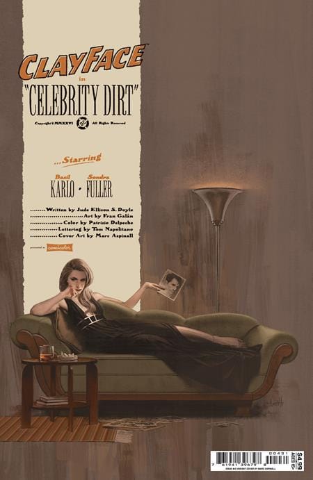 Clayface: Celebrity Dirt #4 Cover C Marc Aspinall Card Stock Variant