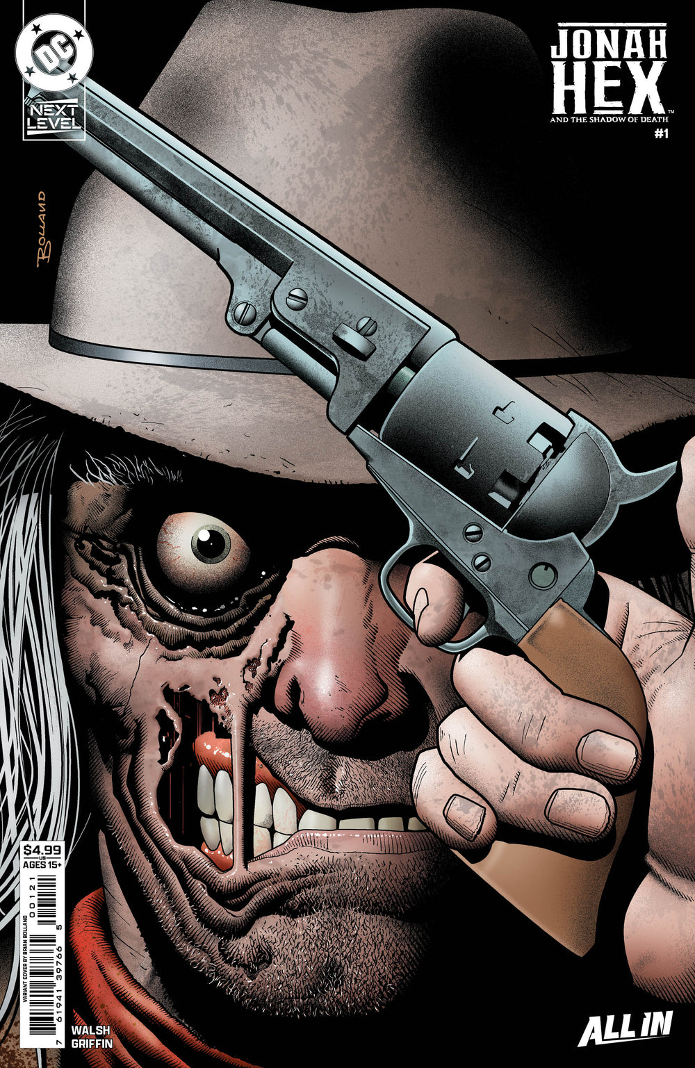 Jonah Hex and the Shadow of Death #1 Cover B Brian Bolland Card Stock Variant